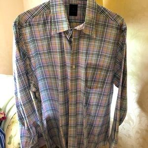 TailorByrd Men’s Plaid Dress Shirt